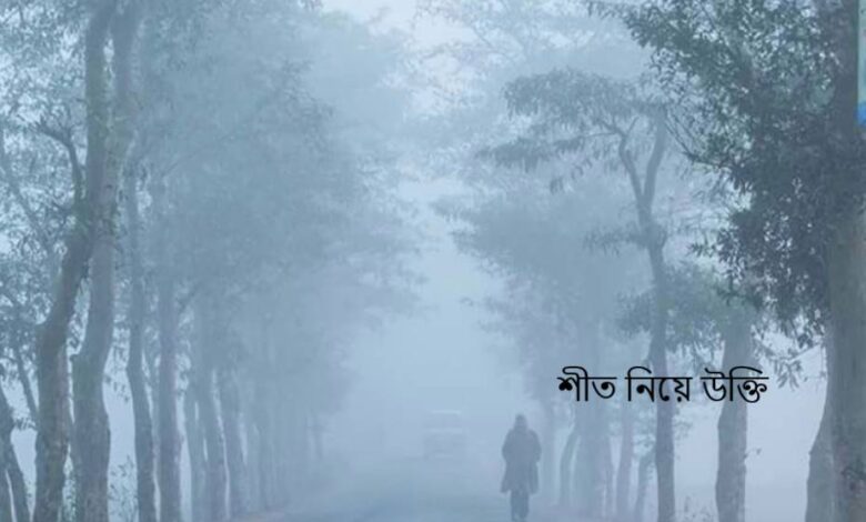 শীত নিয়ে উক্তি