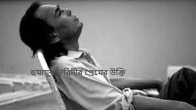 হুমায়ুন ফরিদীর প্রেমের উক্তি