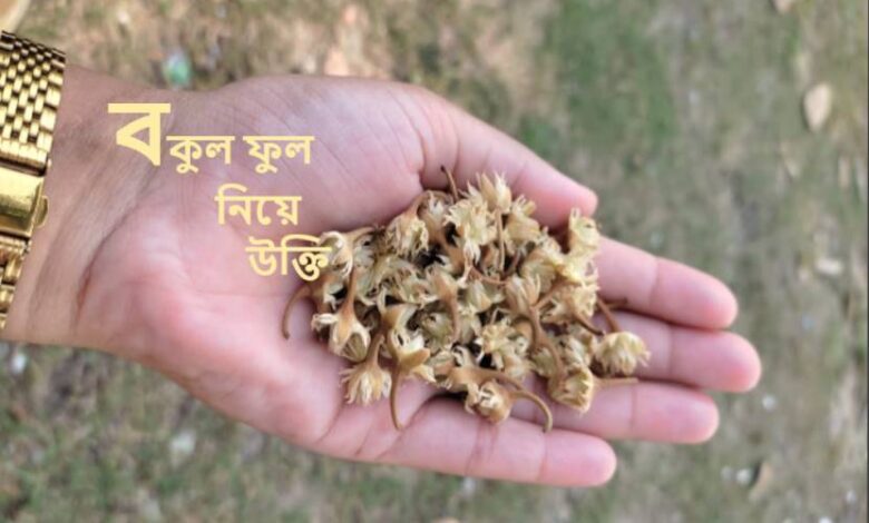 বকুল ফুল নিয়ে উক্তি