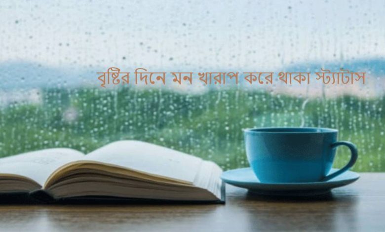 বৃষ্টির দিনে মন খারাপ করে থাকা স্ট্যাটাস