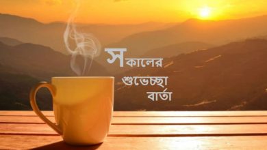 শুভ সকালের শুভেচ্ছা বার্তা