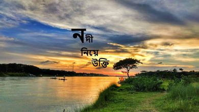 নদী নিয়ে উক্তি