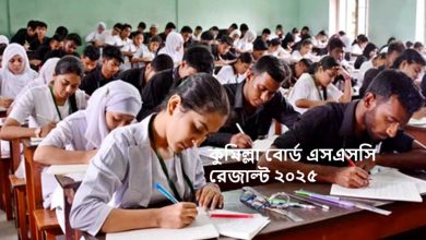 কুমিল্লা বোর্ড এসএসসি রেজাল্ট ২০২৫