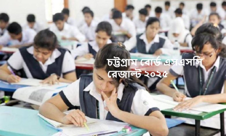 চট্টগ্রাম বোর্ড এসএসসি রেজাল্ট ২০২৫